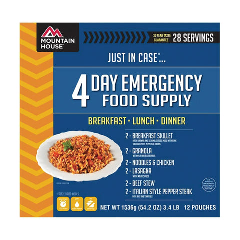 4 DAY EMERGENCY FOOD KIT CLEAN LABEL