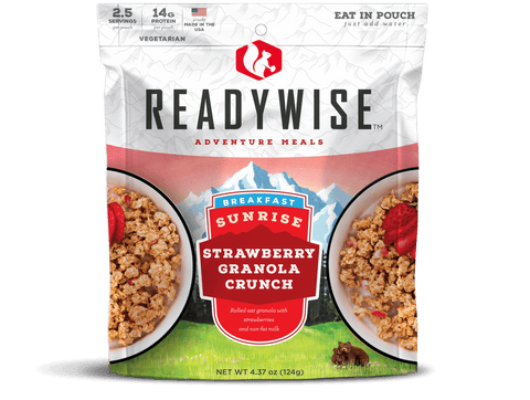 ReadyWise 6 CT Case Sunrise Strawberry Granola Crunch