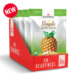 ReadyWise 6 CT Case Simple Kitchen Organic FD Pineapple